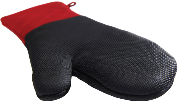 GrillPro 90963 Grill Mitts, 16 in, Neoprene, Black/Red [SKU: ORG0762823]