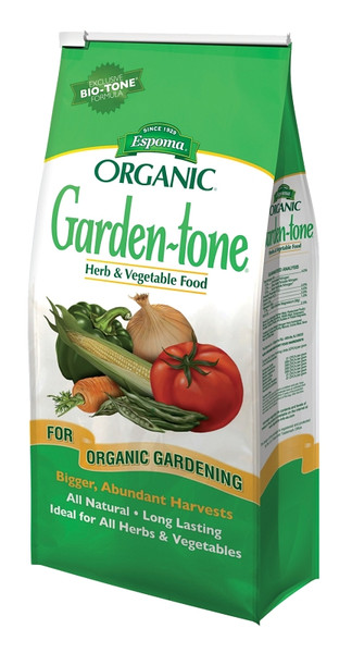 ESPOMA Garden-tone GT4 Plant Food, 4 lb Bag, Granular, 3-4-4 N-P-K Ratio [SKU: ORG8263436]