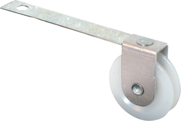 Prime-Line B 521 Roller Assembly, 1 in Dia Roller, 1/4 in W Roller, Plastic/Steel, 2-Roller [SKU: ORG7430150]