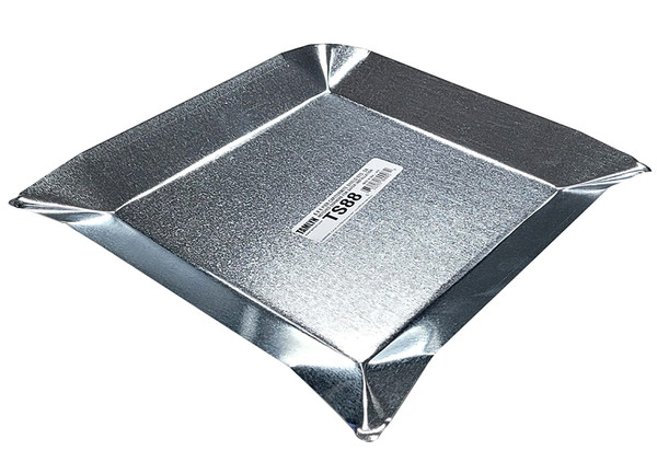 TAMLYN TS88 Formed Termite Shield, 8 in L, 8 in W, Steel, Galvanized [SKU: ORG4788030]