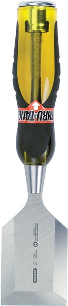 STANLEY 16-981 Chisel, 2 in Tip, 9 in OAL, Carbon Steel Blade, Ergonomic Handle [SKU: ORG9585167]