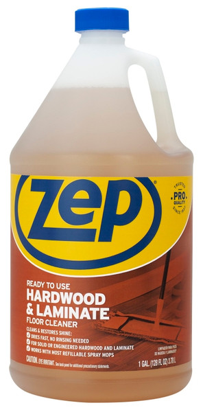 Zep ZUHLF128 Floor Cleaner, 1 gal Bottle, Liquid, Pleasant Lemon, Clear [SKU: ORG1441229]