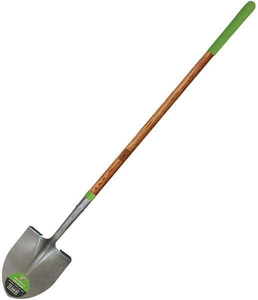 AMES 2535600 Shovel, 8-3/4 in W Blade, Steel Blade, Hardwood Handle, Long Handle, 48 in L Handle [SKU: ORG7005770]
