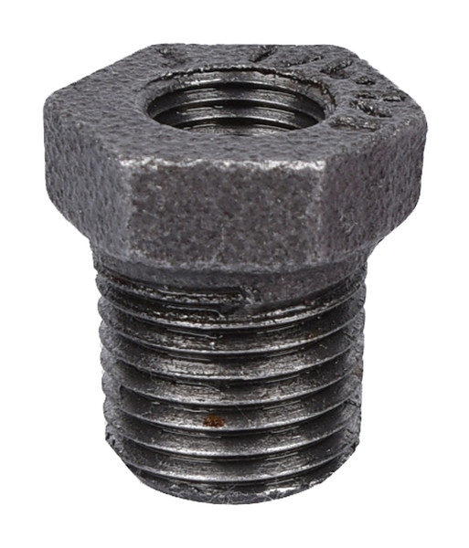 Prosource 35-1/4X1/8B Pipe Bushing, 1/4 x 1/8 in, MIP x FIP, Malleable Iron, SCH 40 Schedule, 300 psi Pressure [SKU: ORG6100002]