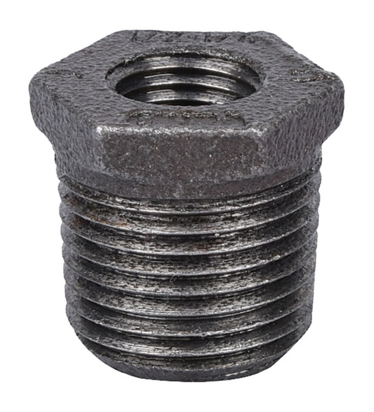 Prosource 35-1/2X1/4B Pipe Bushing, 1/2 x 1/4 in, MIP x FIP, Malleable Iron, SCH 40 Schedule, 300 psi Pressure [SKU: ORG6100036]