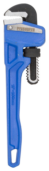 Vulcan JL40110 Pipe Wrench, 25 mm Jaw, 10 in L, Serrated Jaw, Die-Cast Carbon Steel, Powder-Coated, Heavy-Duty Handle [SKU: ORG5186804]