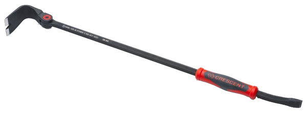 Crescent CODE RED Series DB30X Pry Bar, 30 in L, Flat End, Nail Slot Tip, Steel, Black, 4-1/8 in W [SKU: ORG6871636]