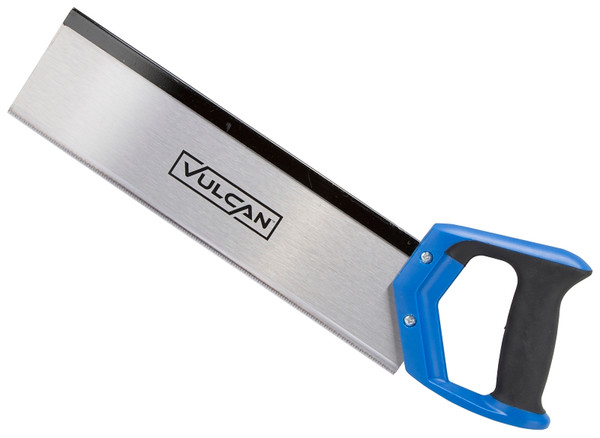 Vulcan TTH1314 Back Saw, 14 in L Blade, 12 TPI TPI, Steel Blade, Comfortable, Two-Tone Soft Handle, Plastic Handle [SKU: ORG3293479]