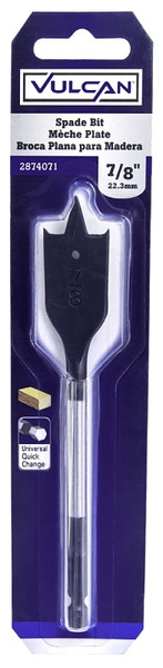 Vulcan 278121OR Spade Drill Bit, 7/8 in Dia, Hex Shank [SKU: ORG2874071]