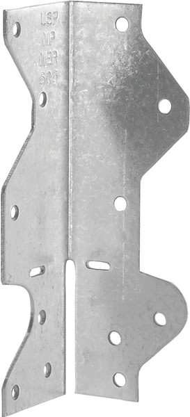 MiTek MPA1-TZ Multi-Purpose Framing Angle, 1-1/2 in W, 1-7/16 in D, 4-1/2 in H, Steel, Zinc [SKU: ORG7146038]