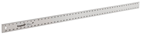Empire 4004 Straight Edge Ruler, Inch Graduation, Aluminum, 2 in W [SKU: ORG1900992]