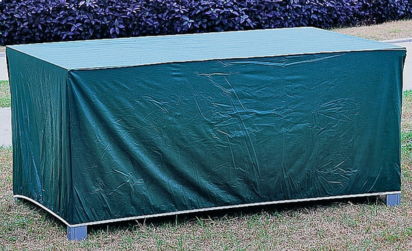 Seasonal Trends CVRA-RCT-D Table Cover, 74 in L, 46 in W, 24 in H, Vinyl, Green [SKU: ORG7824725]