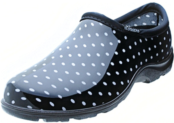 Sloggers 5113BP-08 Comfort Rain Shoes, 8 in, Black/White, Plastic Upper [SKU: ORG4273058]