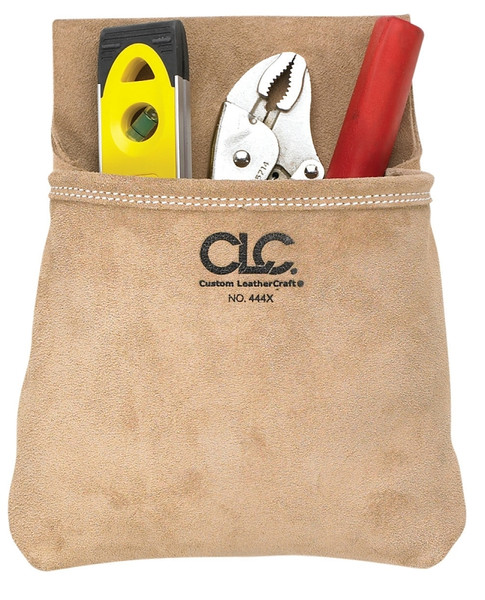 CLC Tool Works Series 444X Tool Pouch, 1-Pocket, Suede Leather, 1 in W, 12.8 in H [SKU: ORG4644423]