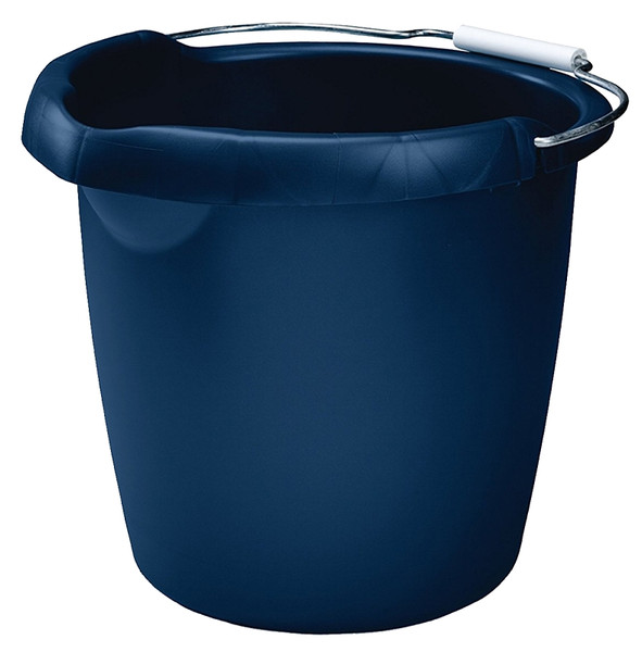Rubbermaid Roughneck FG296900ROYBL Utility Bucket, 15 qt Capacity, Plastic, Royal Blue [SKU: ORG6259311]
