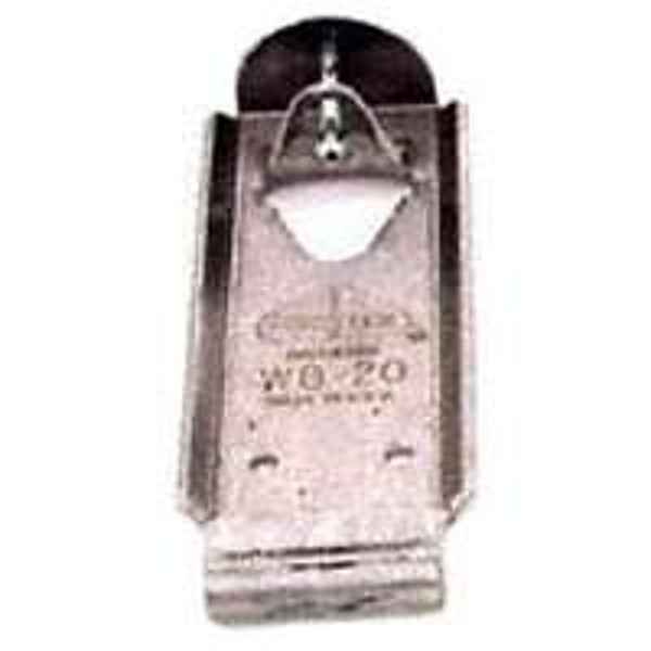 FORTEX-FORTIFLEX WB-20 Wall Bracket, Aluminum, For: FB-120 and FB-124 Flat Back Buckets [SKU: ORG6908230]
