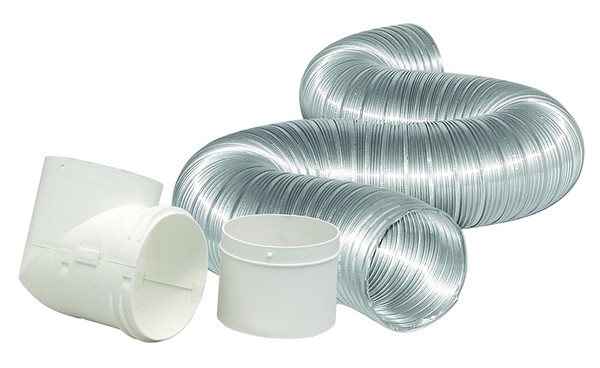 DUNDAS JAFINE MFX48D2DZW Dryer-to-Duct Connector Kit, Aluminum/Plastic [SKU: ORG0198846]