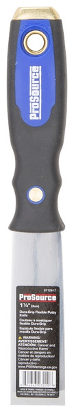 ProSource 03220 Putty Knife with Rivet, 1-1/4 in W HCS Blade [SKU: ORG6710917]