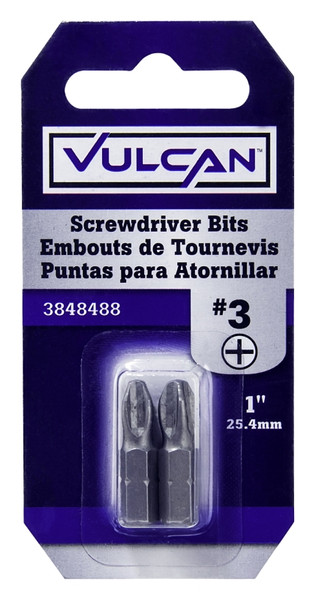 Vulcan 304732OR Screwdriver Bit, Hex Shank, S2 Chrome Molybdenum Steel [SKU: ORG3848488]
