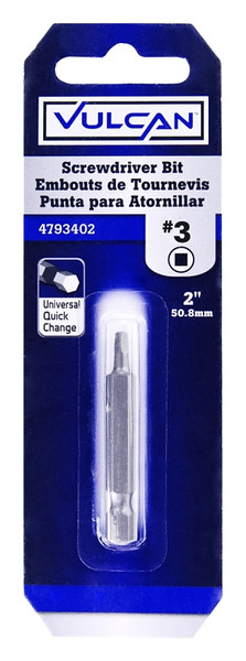 Vulcan 306001OR Screwdriver Bit, Hex Shank, S2 Chrome Molybdenum Steel [SKU: ORG4793402]