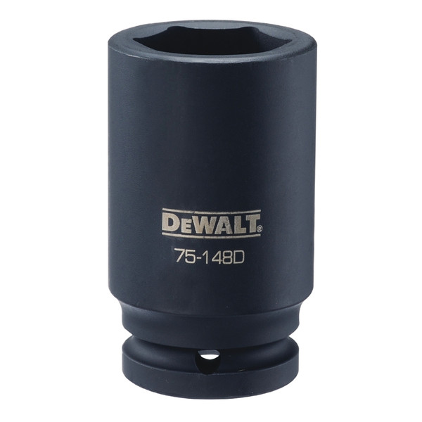 DeWALT DWMT75148OSP Impact Socket, 33 mm Socket, 3/4 in Drive, 6-Point, CR-440 Steel, Black Oxide [SKU: ORG7522576]