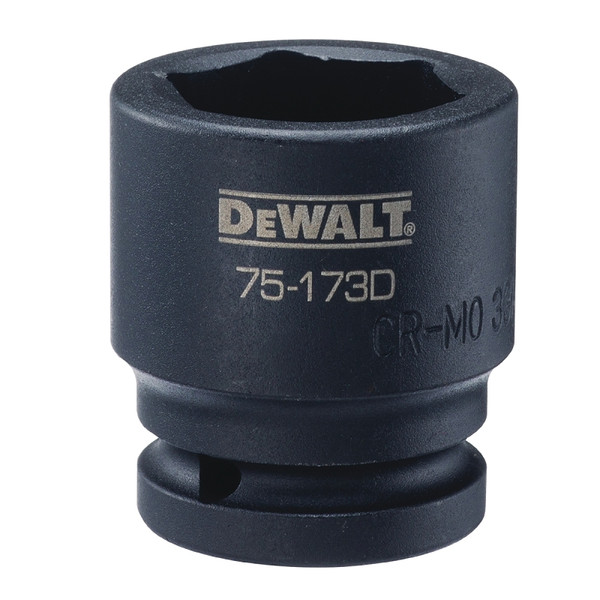 DeWALT DWMT75173OSP Impact Socket, 33 mm Socket, 3/4 in Drive, 6-Point, CR-440 Steel, Black Oxide [SKU: ORG7522782]