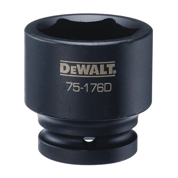 DeWALT DWMT75176OSP Impact Socket, 38 mm Socket, 3/4 in Drive, 6-Point, CR-440 Steel, Black Oxide [SKU: ORG7522824]