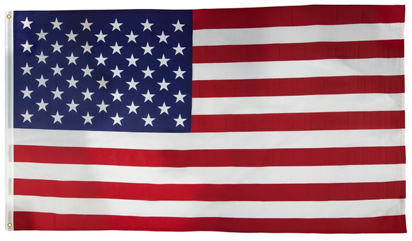 Valley Forge US5PN USA Flag, 5 ft W, 8 ft H, Nylon [SKU: ORG8239394]