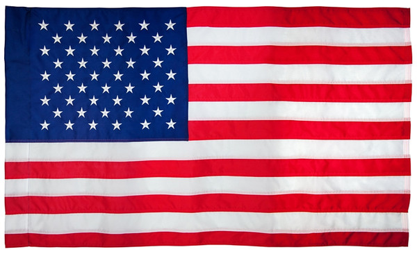 Valley Forge 60650 USA Flag, 2-1/2 ft W, 4 ft H, Nylon [SKU: ORG8165045]