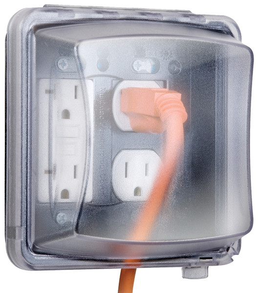 HUBBELL MM2410C Cover, 5-3/4 in L, 5-1/2 in W, Polycarbonate, Clear [SKU: ORG7005374]