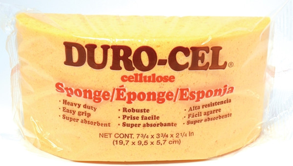 Duro-Cel 03085 Turtleback Sponge, 7-3/4 in L, 3-3/4 in W, 2-1/8 in Thick, Cellulose [SKU: ORG8887564]