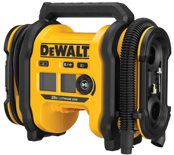 DeWALT DCC020IB Air Inflator, 110 VAC, 3 to 160 psi Pressure, Black/Yellow [SKU: ORG7240799]