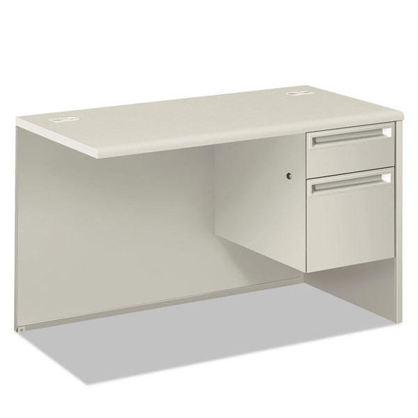 38000 Series Return Pedestal, Box/File, 26.38w x 50.38d x 31.38h, Right, Silver/Light Gray [SKU: HON38215RB9Q]