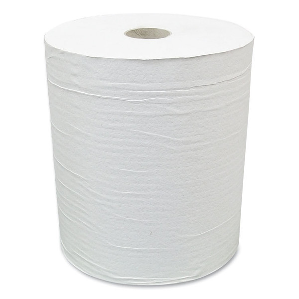 Hardwound Paper Towel Roll, Eco Green Paper, 1-Ply, 7.88" x 800 ft, White, 6/Carton [SKU: APAEN80166]