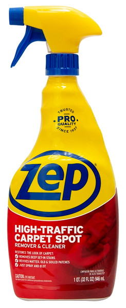 Zep ZUHTC32 Carpet Cleaner, 1 qt Bottle, Liquid, Pleasant, Clear [SKU: ORG8901829]