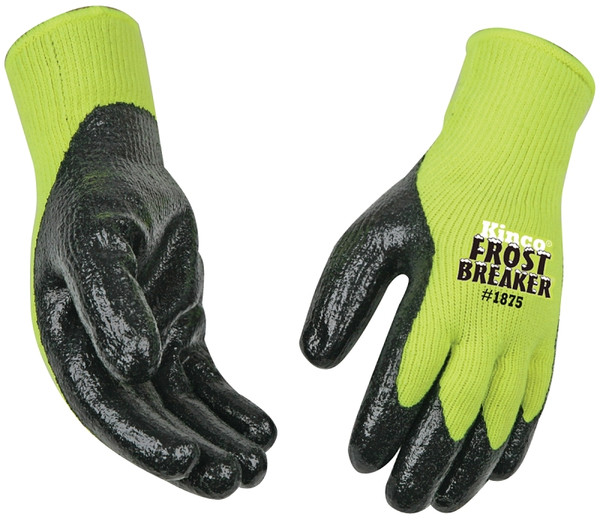 Frost Breaker 1875-L High-Visibility High-Dexterity Protective Gloves, Men's, L, Keystone Thumb, Knit Wrist Cuff [SKU: ORG8633893]