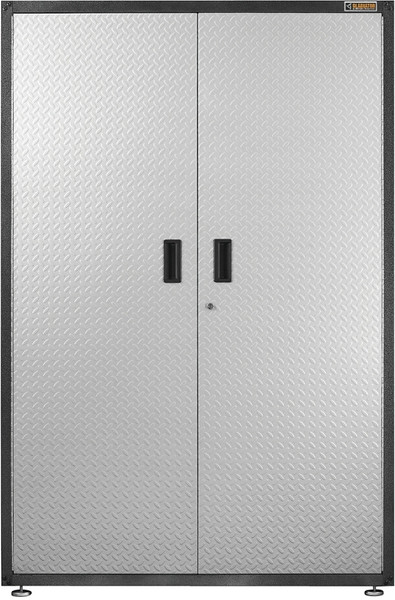 GLADIATOR GAJG48KDYG Gear Box, 250 lb, 3-Shelf, Steel, Silver Tread [SKU: ORG9897018]