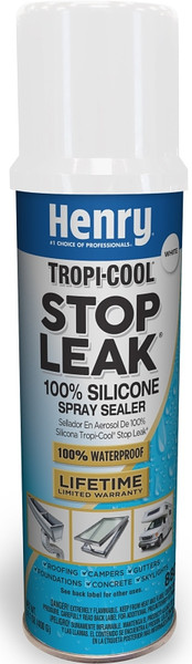 Henry 880 Tropi-Cool Series HE880W025 Silicone Spray Sealer, White, Liquefied Gas, 14.1 oz Canister [SKU: ORG8781148]