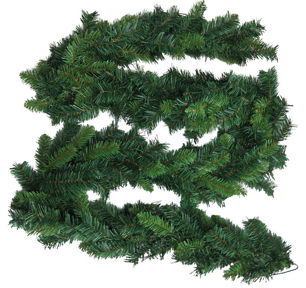 Hometown Holidays 07007 Tillamook Fir Christmas Garland, 9 ft L, Green [SKU: ORG9549320]