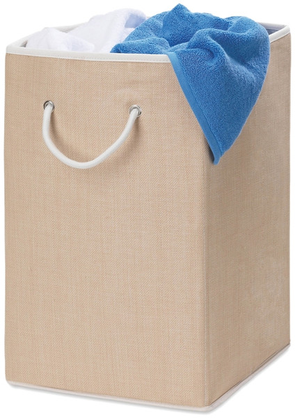 Honey-Can-Do HMP-01453 Laundry Hamper with Handle, Polyester Bag, 13-3/4 in W, 22 in H, 14 in D [SKU: ORG7780679]