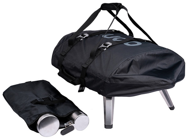 Ooni Fyra 12 Series UU-P0AE00 Pizza Oven Carry Cover, Aluminum/Polyester, Black, For: Ooni Fyra 12 Pizza Oven [SKU: ORG7448327]