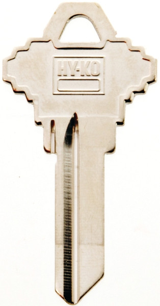 HY-KO 21250SC1 Key Blank, Brass, Nickel, For: Schlage SC1 Keyways [SKU: ORG3775152]
