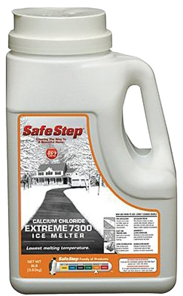 Safe Step Extreme 7300 50808 Ice Melter, Pellet, White, 8 lb Jug [SKU: ORG4882890]