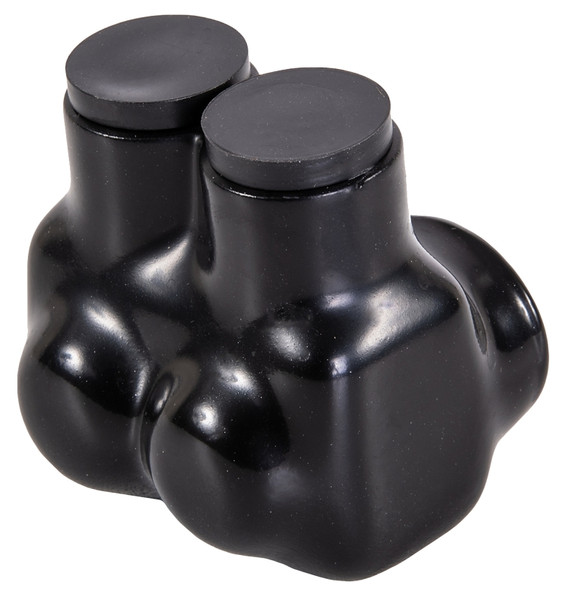 Polaris IT IT-3/0B Insulated Tap Connector, 3/0 to 6 AWG Wire, 2 -Pole, Plastisol Housing Material, Black [SKU: ORG3129095]