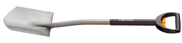 FISKARS 331300-1001 Digging Shovel, Boron Steel Blade, Steel Handle, D-Shaped Handle [SKU: ORG9181074]