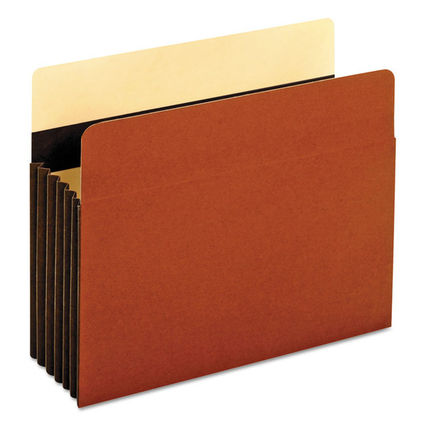 Heavy-Duty File Pockets, 5.25" Expansion, Letter Size, Redrope, 10/Box [SKU: PFXC1534GHD]