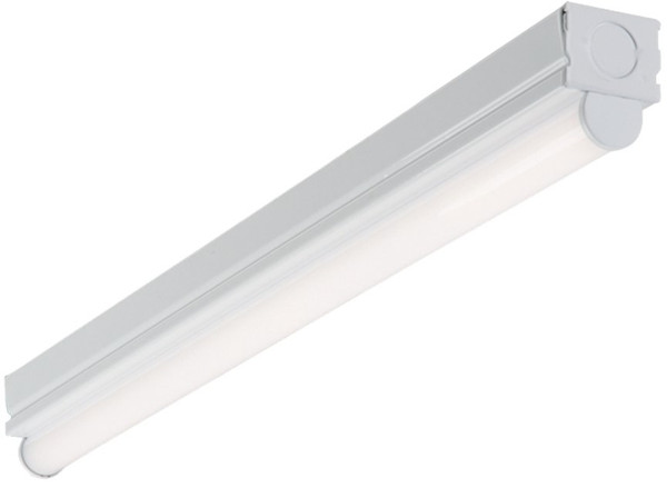Metalux 2ST1L1040R Linear Single Lens Striplight, 0.04/0.08 A, 120 to 277 V, 9.8 W, 1-Lamp, LED Lamp, 4000 K Color Temp [SKU: ORG1320514]