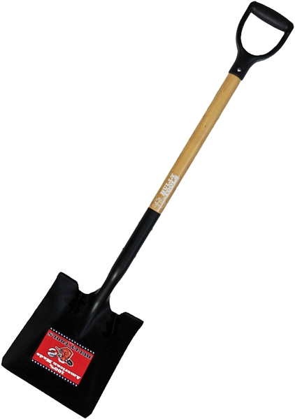 BULLY Tools 52520 Shovel, 14 ga Gauge, Steel Blade, Hardwood Handle, D-Grip Handle [SKU: ORG7775315]