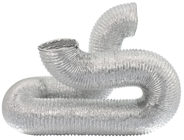 Imperial FX0597 Semi-Rigid Dryer Duct, 8 ft L, Aluminum [SKU: ORG7993660]