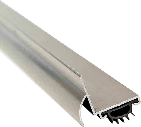 M-D DB001 Series 25706 Door Bottom with Drip Cap, 36 in L, 1-3/4 in W, 1.38 in H, Aluminum/Vinyl, Satin Nickel [SKU: ORG4713152]